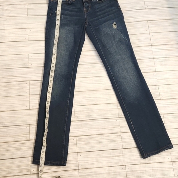 Womens Aeropostale Y2K style slightly distressed jeans size 0 short. - Picture 9 of 13